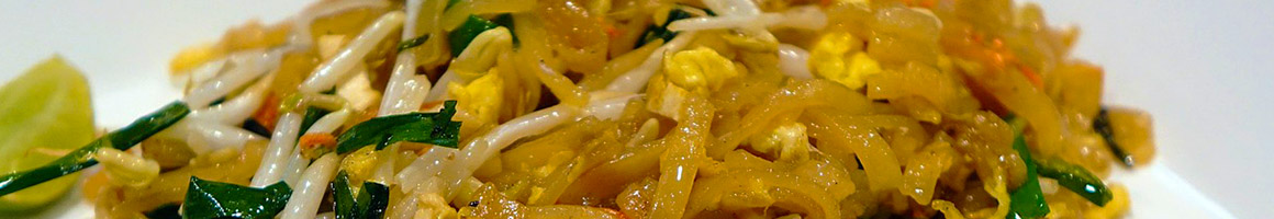 Eating Thai Vegetarian at Siam Ginger Thai Cuisine restaurant in Somerville, MA.